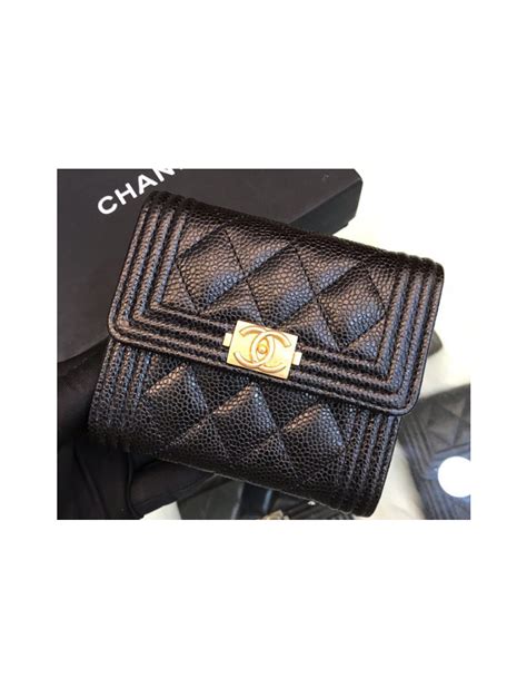 chanel travel wallet grained calfskin boy|Boy chanel small flap wallet .